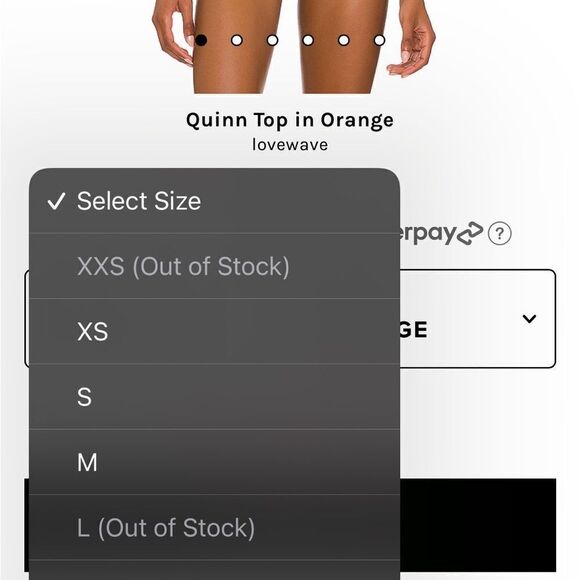 Love wave orange bikini set - Picture 2 of 2